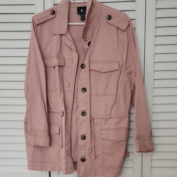 Love & Legend Jackets & Blazers - Love & Legend Pink Utility Jacket